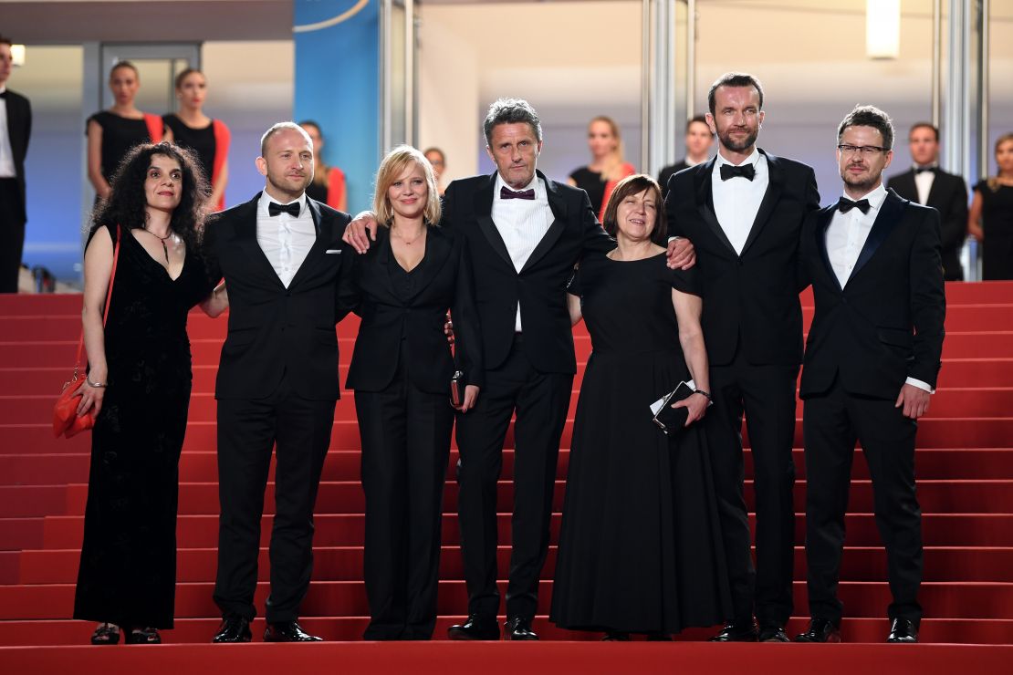 Cannes 2018: Tanya Seghatchian, Borys Szyc, Joanna Kulig, Paweł Pawlikowski, Ewa Puszczyńska, Tomasz Kot i Łukasz Żal na premierze filmu "Zimna wojna"