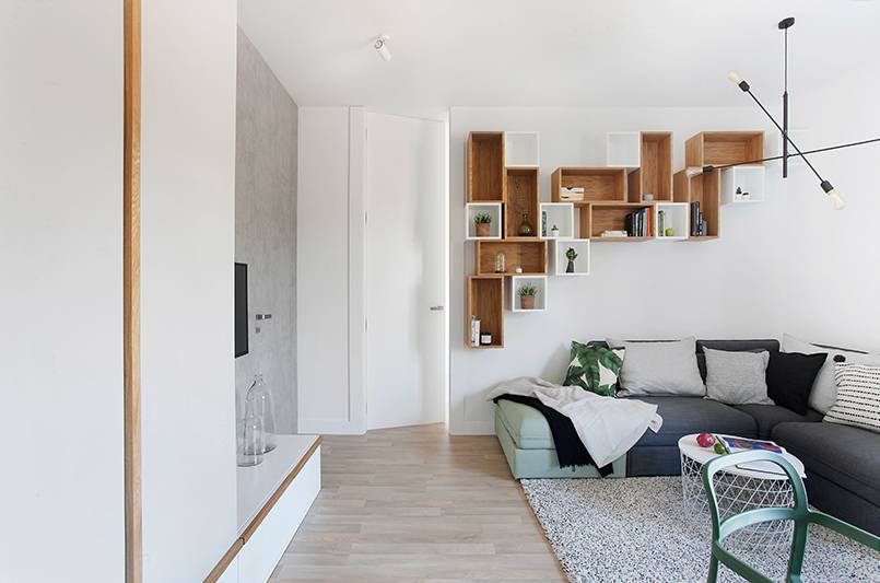 Niewielkie mieszkanie w Gdyni, projekt studioLOKO