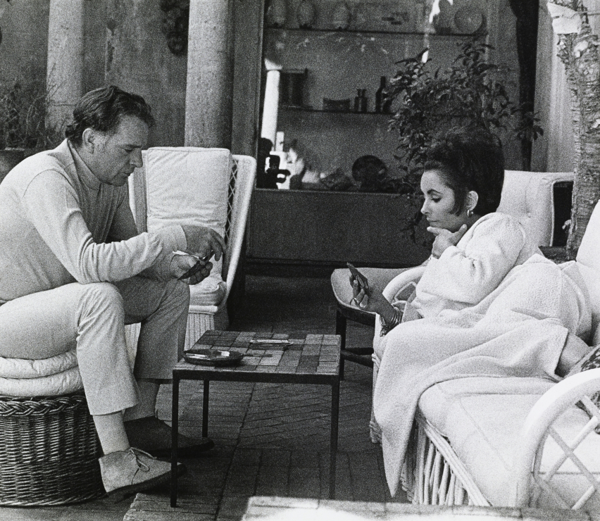 Elizabeth Taylor i Richard Burton w Saint-Jean-Cap-Ferrat