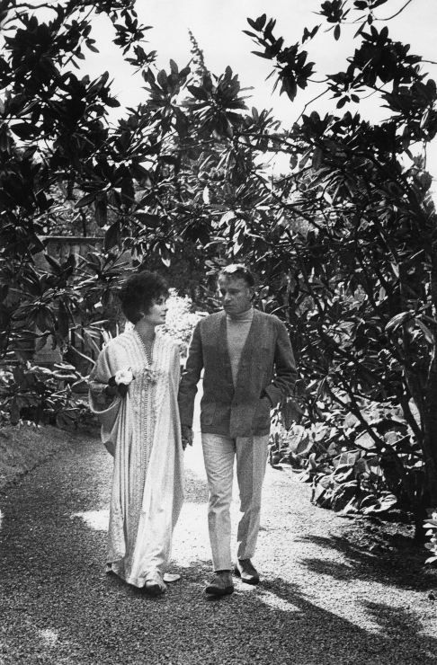 Elizabeth Taylor i Richard Burton w Saint-Jean-Cap-Ferrat