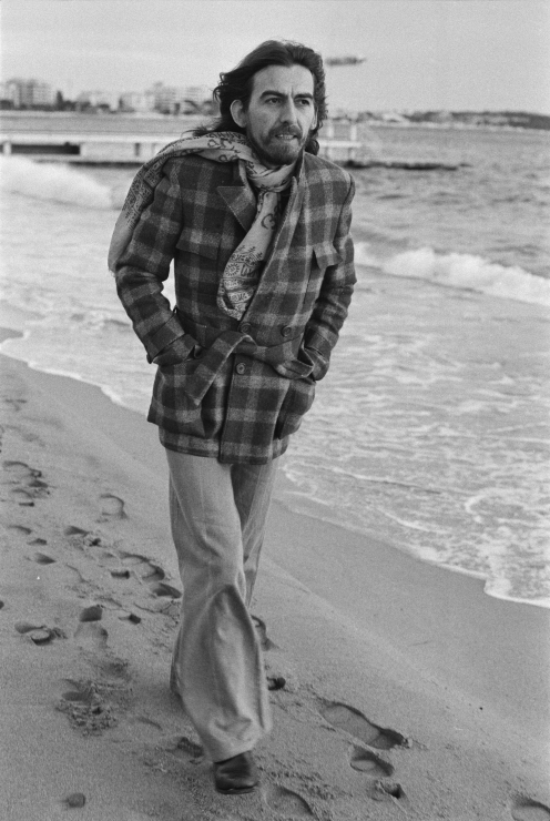 George Harrison w Cannes, 1976.