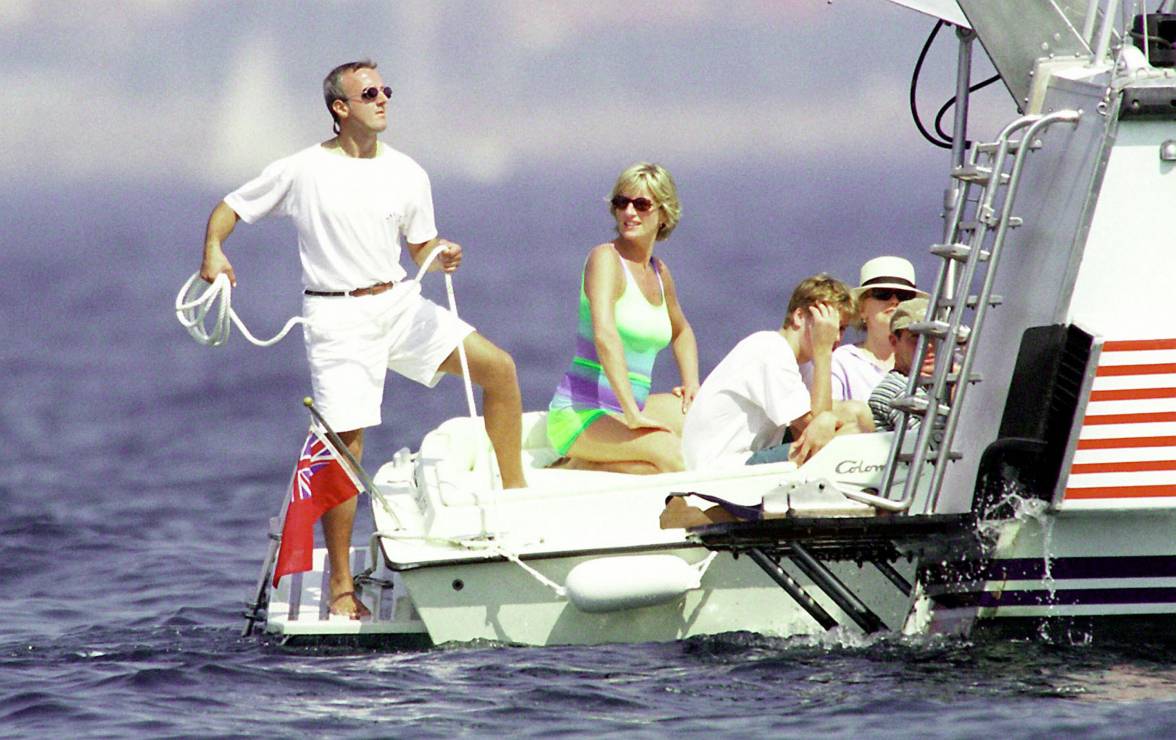 Księżna Diana w St. Tropez, 1997.