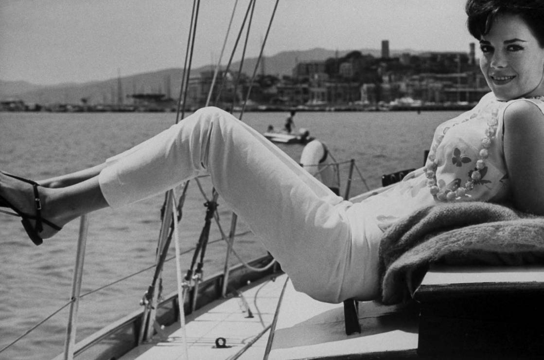 Natalie Wood w Cannes, 1962.