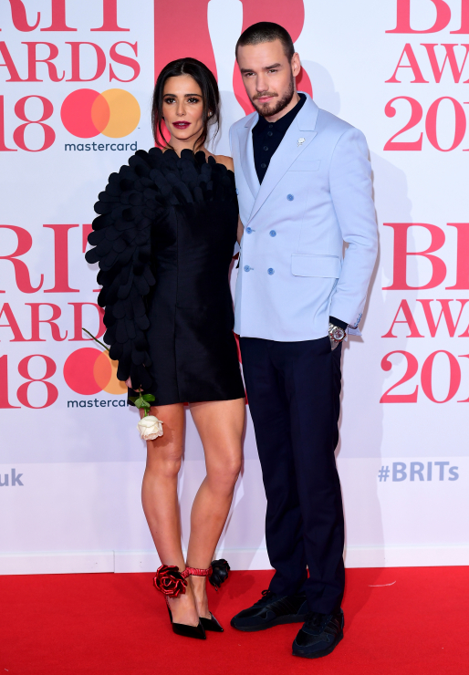 Liam Payne i Cheryl Cole na Brit Awards 2018, 21.02.2018.