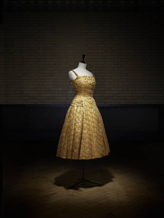 Wieczorowa sukienka Dior, jesień-zima 1954