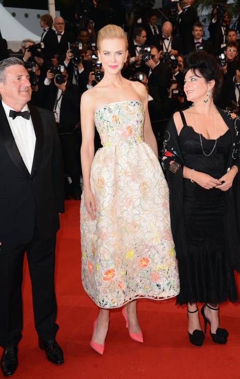 Gwiazdy w sukienkach w kwiaty. Nicole Kidman na Festiwalu Filmowym w Cannes 2013.