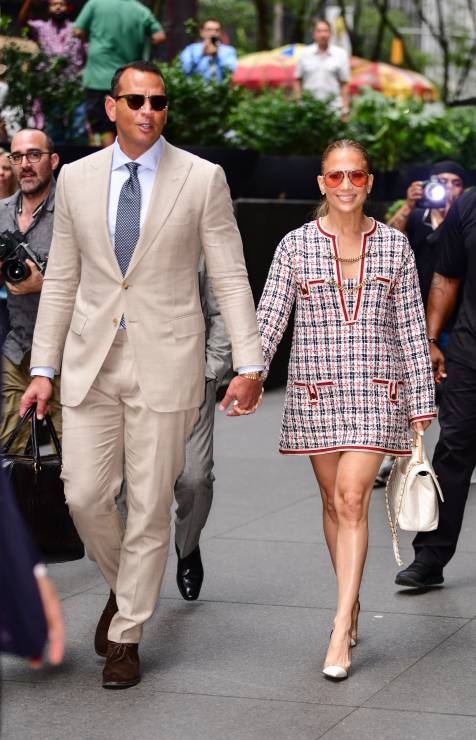Alex Rodriguez i Jennifer Lopez w Nowym Jorku, 17.08.2018.