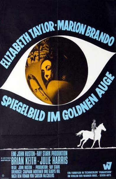"W zwierciadle złotego oka" (Reflections in a golden eye), 1967, reżyseria John Huston