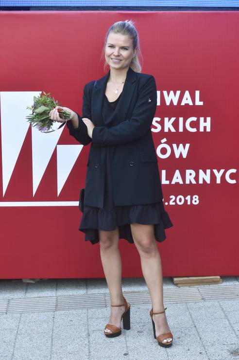Marta Manowska na Festiwalu Filmowym w Gdyni 2018.