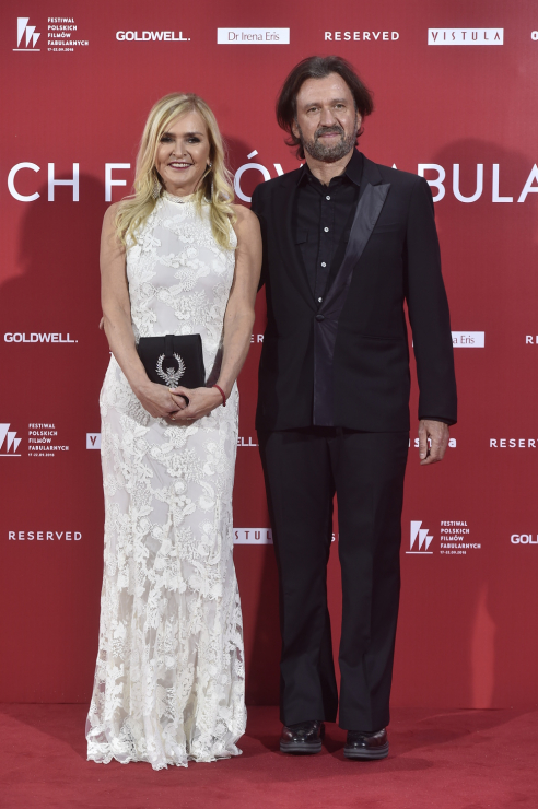 Monika Olejnik i Tomasz Ziółkowski na rozdaniu nagród 43. Festiwalu Filmowego w Gdyni