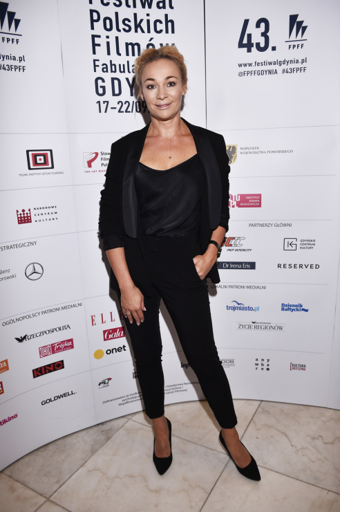 Sonia Bohosiewicz na Festiwalu Filmowym w Gdyni 2018.