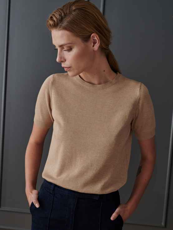 Kolekcja Reserved "Premium" jesień 2018. Sweter z krótkimi rękawami, 139,99 zł