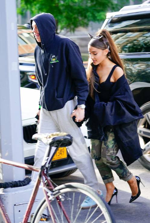 Ariana Grande i Pete Davidson w Nowym Jorku, 25.06.2018.
