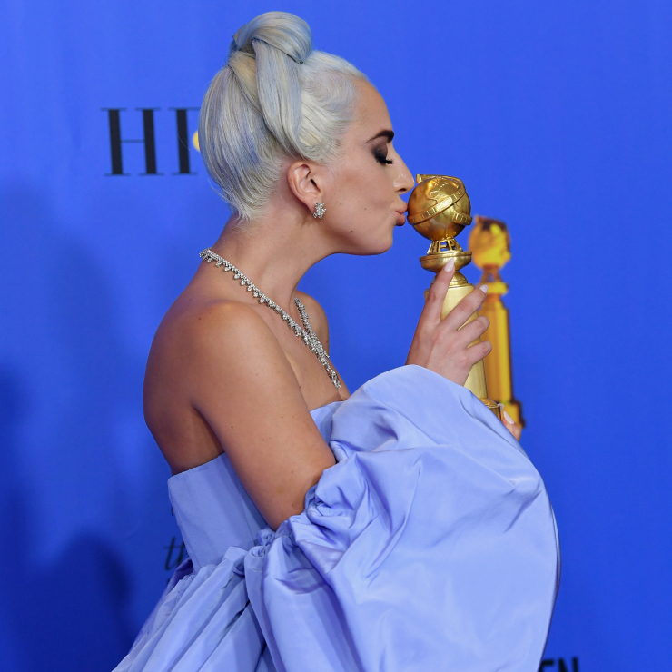 Lady Gaga na Złotych Globach