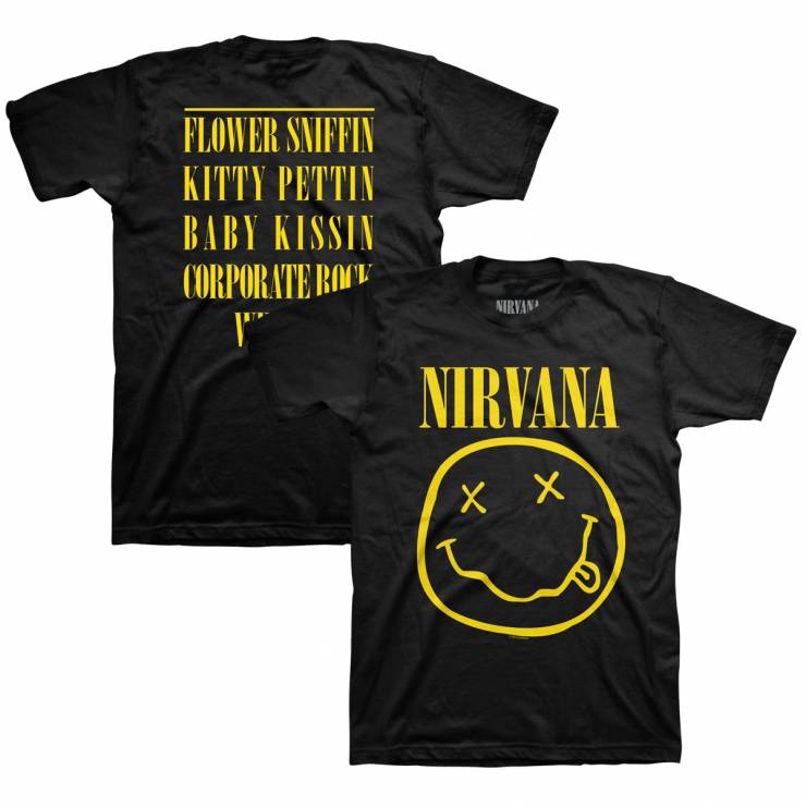 Oryginalna koszulka zespołu Nirvana