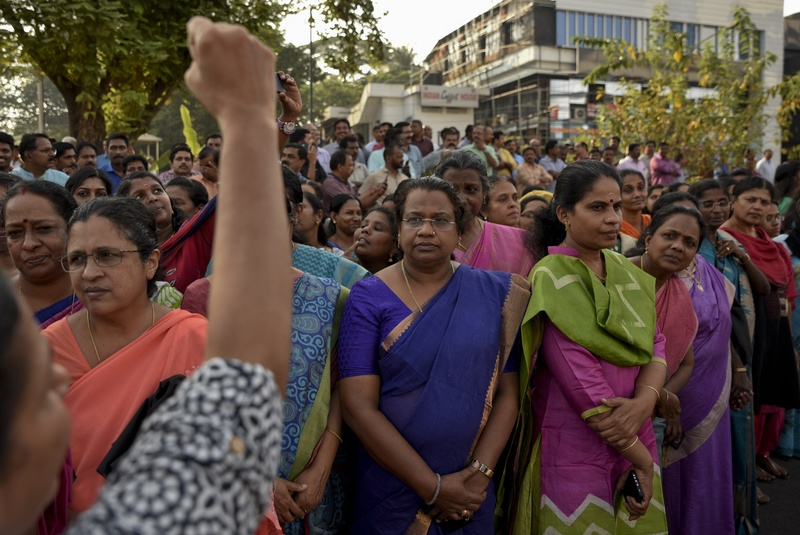 Protest kobiet w Indiach