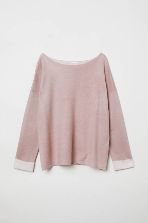 Różowy cienki sweter - H&M 129,90 zł