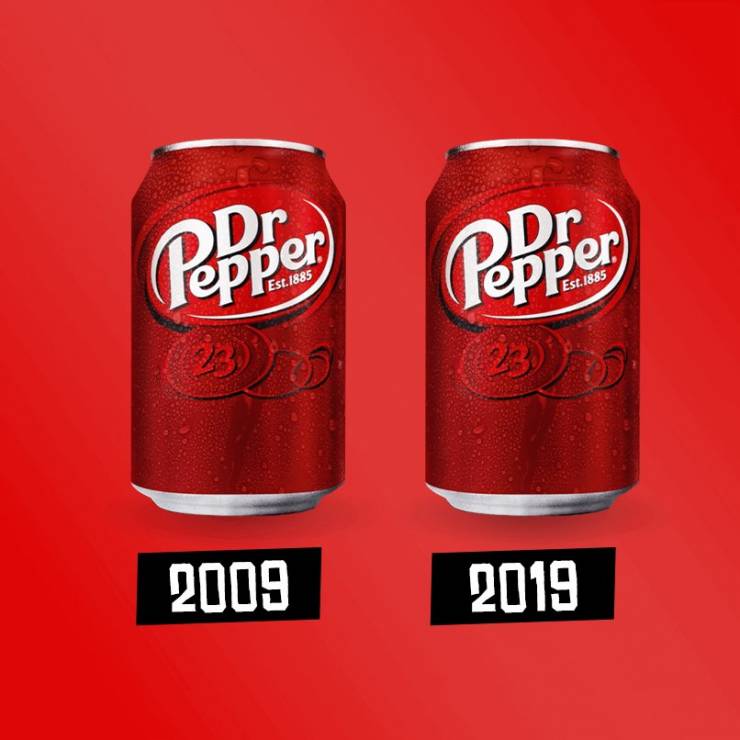 #10yearchallenge - Dr Pepper