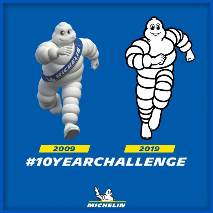#10yearchallenge - Michelin