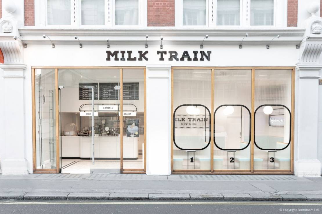 Lodziarnia Milk Train w Londynie