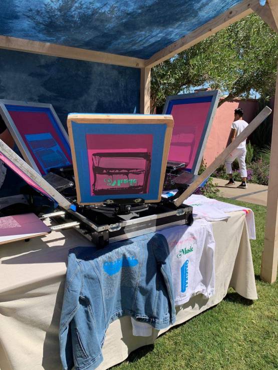 Jessica Mercedes w strefie Levi's - Coachella 2019