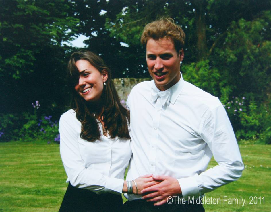 Kate Middleton i książę William, 2005 rok.