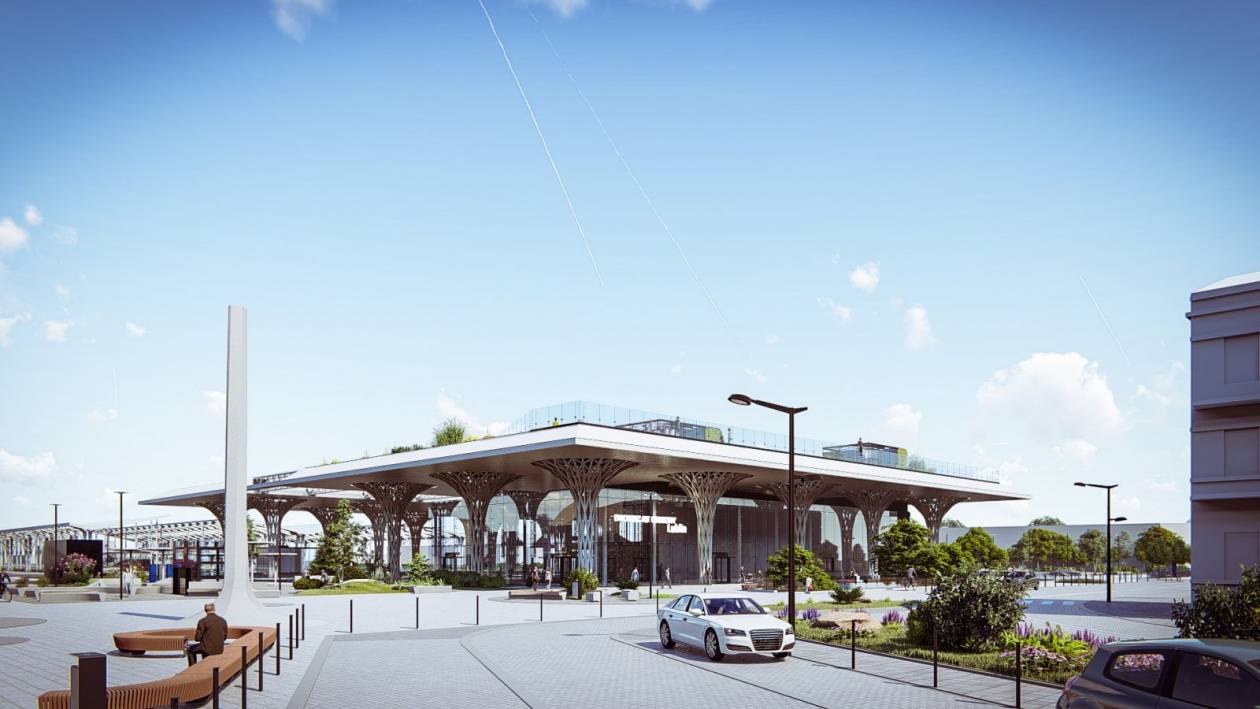 Zintegrowany Intermodalny Dworzec Metropolitalny w Lublinie, projekt: Tremend