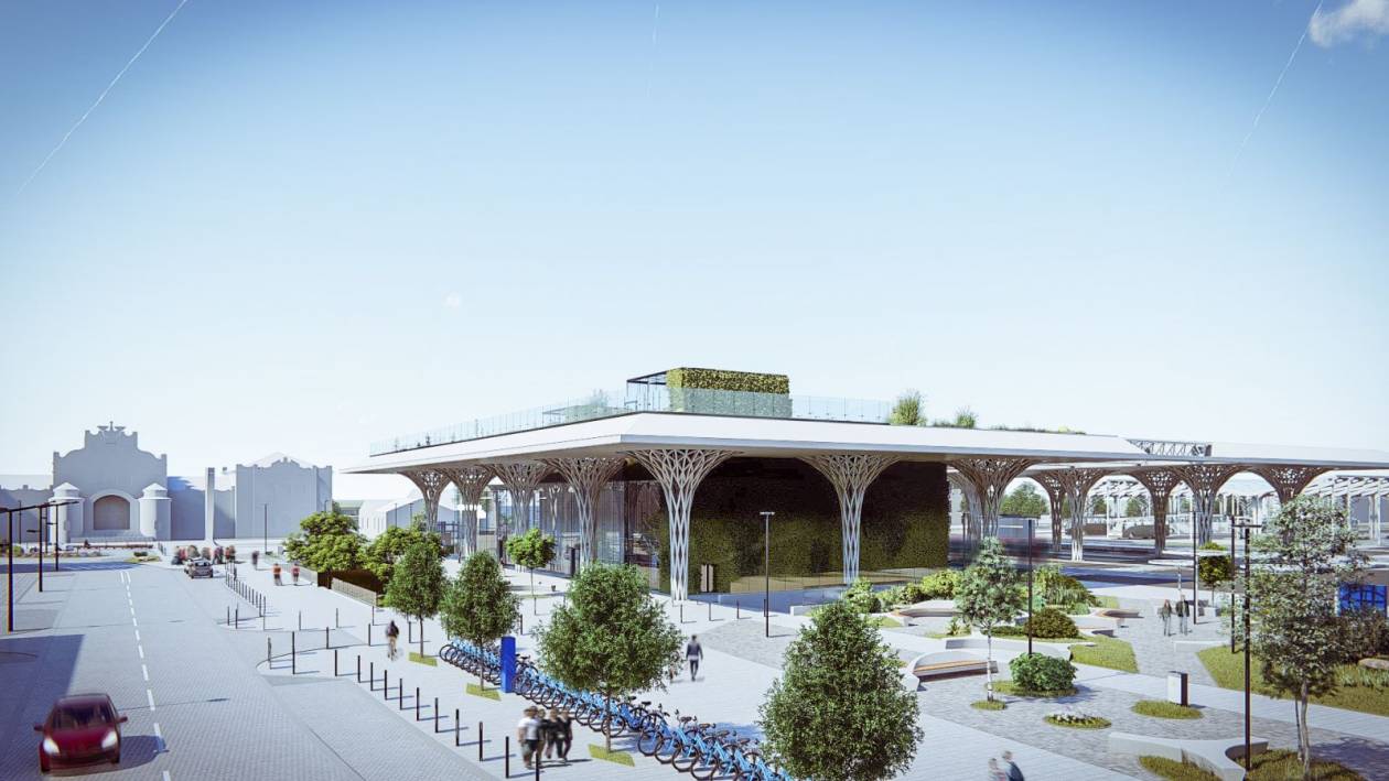 Zintegrowany Intermodalny Dworzec Metropolitalny w Lublinie, projekt: Tremend