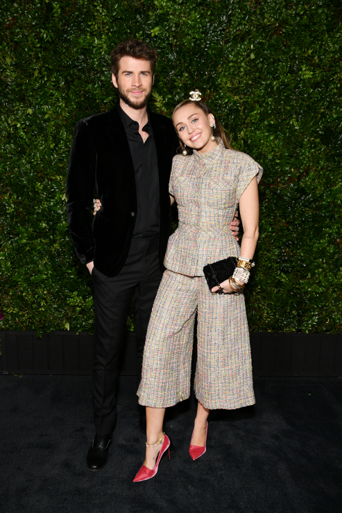 Miley Cyrus i Liam Hemsworth, 2019 rok.