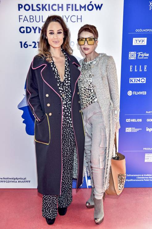 Bérénice Marlohe i Ewa Minge na Festiwalu Filmowym w Gdyni 2019.