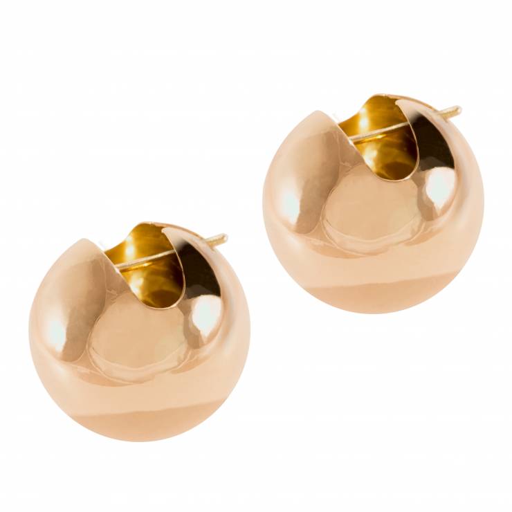 Biżuteria ROSA, Peach Earrings, złoto próby 585, 3800zł