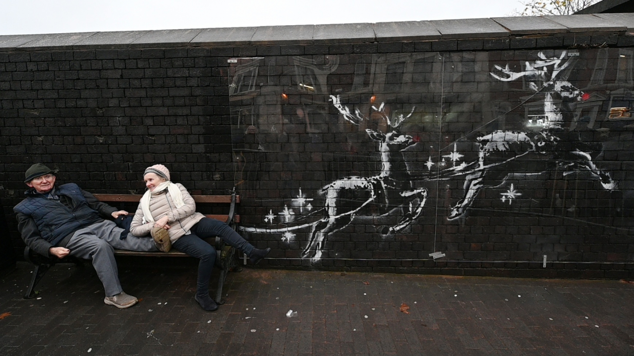 Nowy mural Banksy'ego