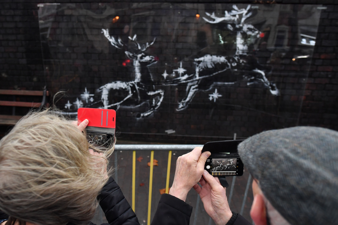 Nowy mural Banksy'ego
