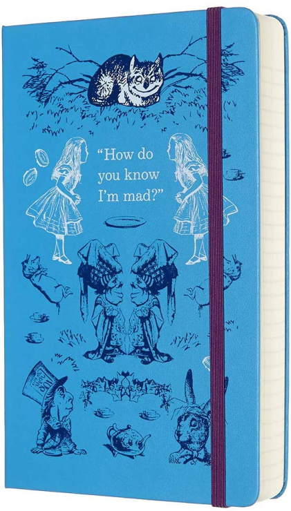 Moleskine Daily Diary 18 Months Alice in Wonderland Limited Edition, Academic Diary 2019/2020