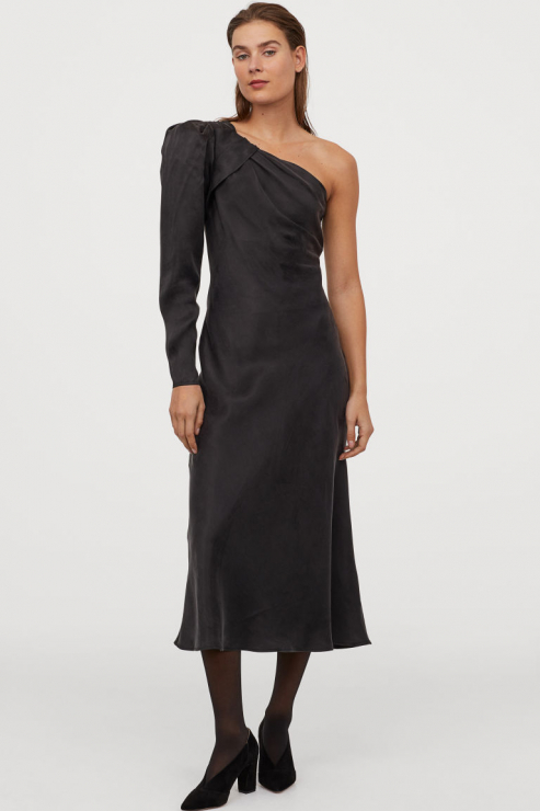 Czarne sukienki na studniówkę, H&M, 229,99 zł