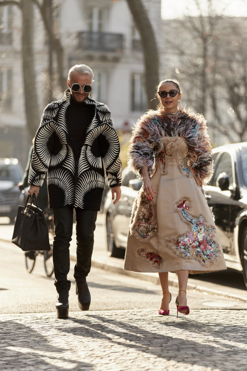 Stylizacje street fashion: Paris Fashion Week Haute Couture wiosna-lato 2020