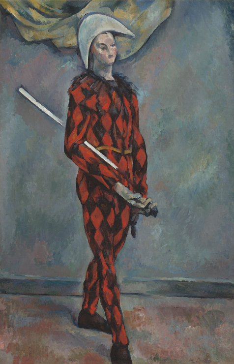 Arlekin, Paul Cézanne