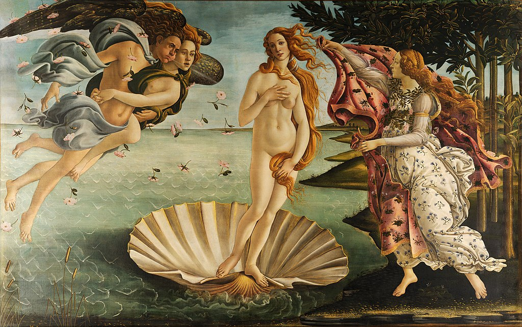 Narodziny Wenus, Sandro Botticelli, Galeria Uffizi