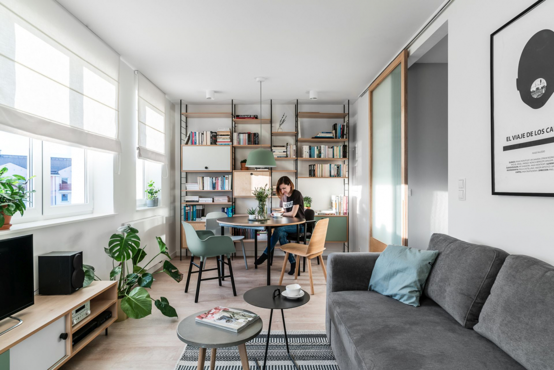 Skandynawski styl w gdańskim mieszkaniu, projekt: Raca Architekci