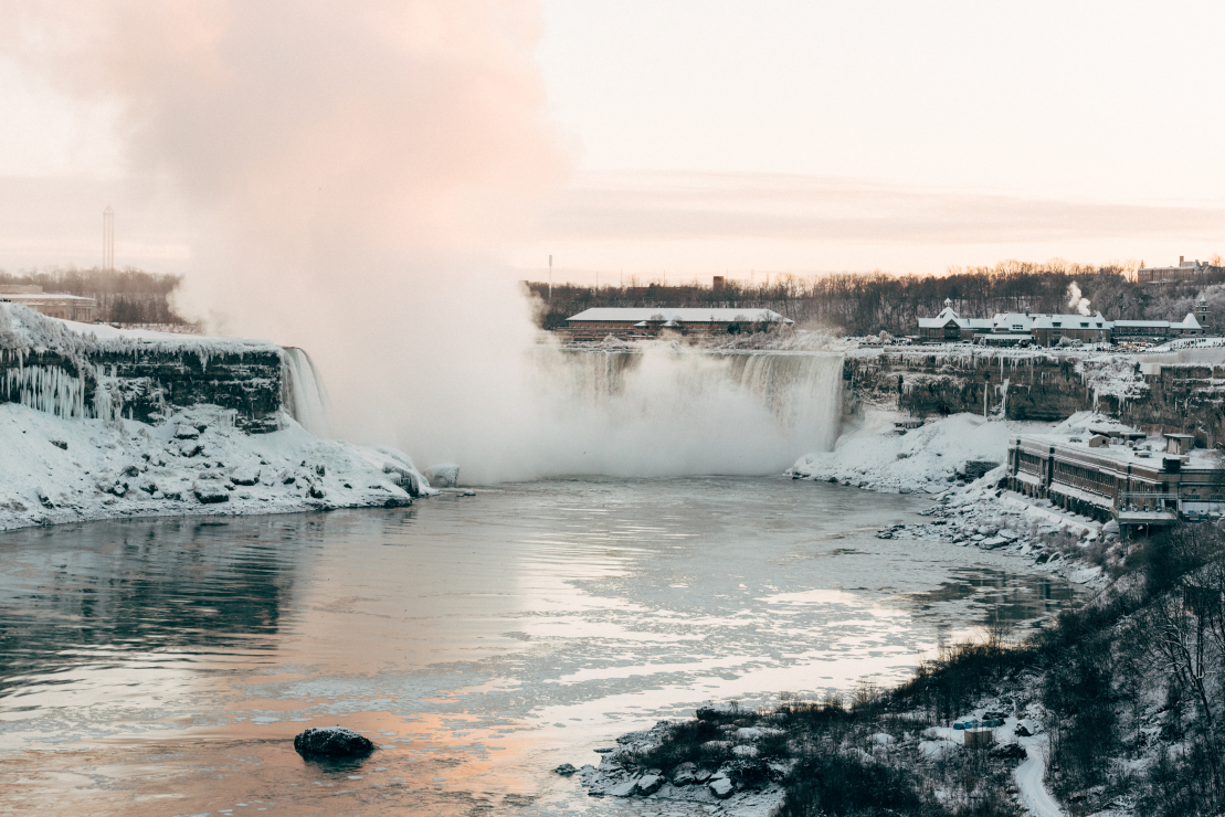 Wodospad Niagara zimą