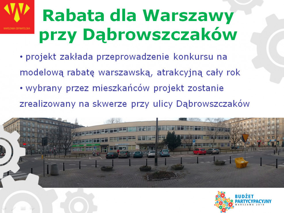 Parklet na warszawskiej Pradze
