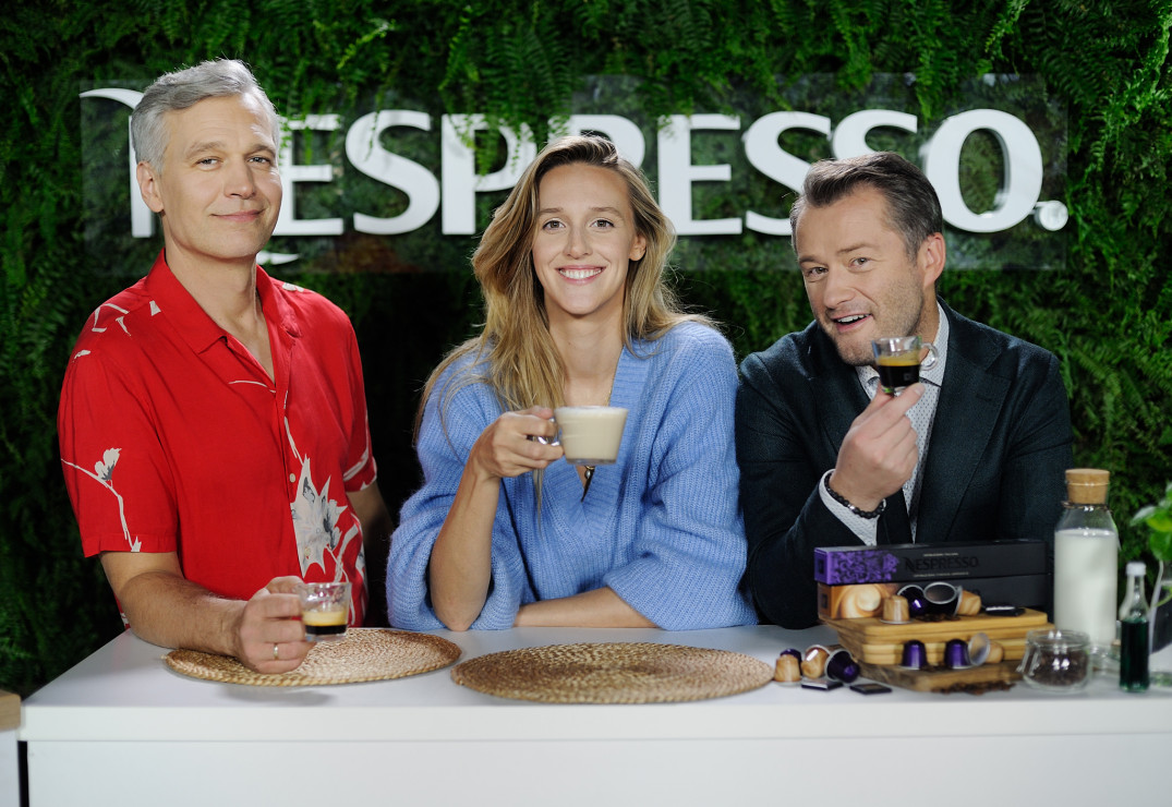 Nespresso Masterclass – wirtualne spotkanie przy kawie Z Aleksandrą i Michałem Żebrowskimi oraz Jarosławem Kuźniarem