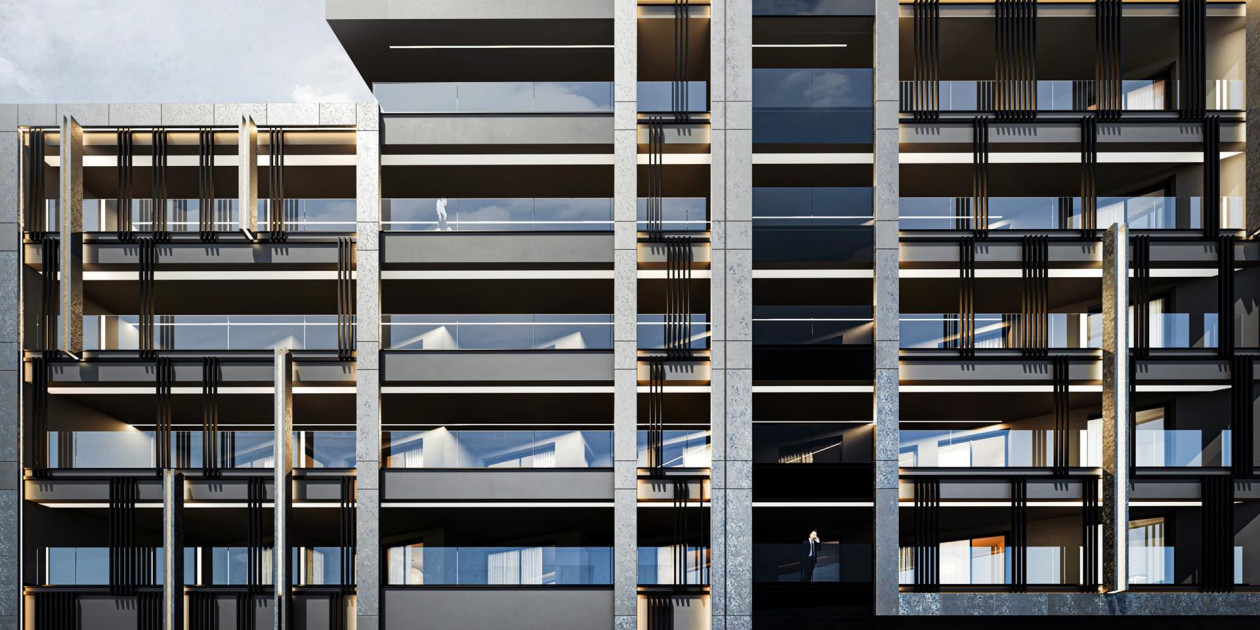 New Iron, apartamentowiec, projekt: Marcin Tomaszewski z REFORM Architekt