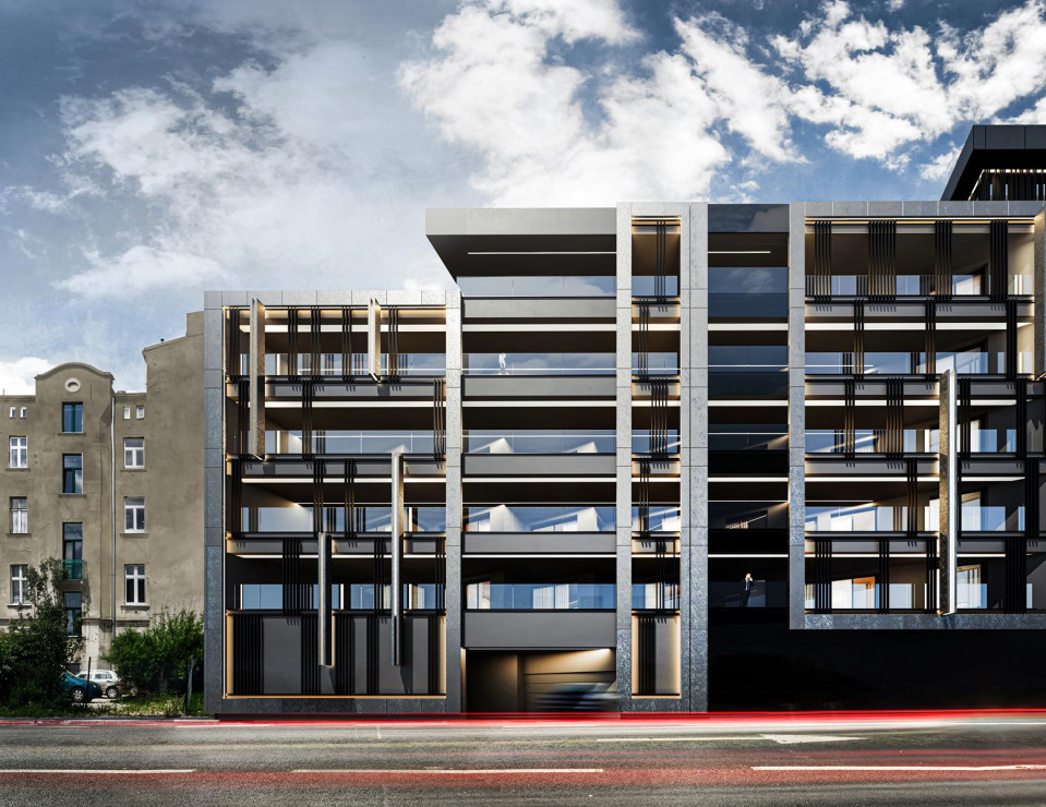 New Iron, apartamentowiec, projekt: Marcin Tomaszewski z REFORM Architekt