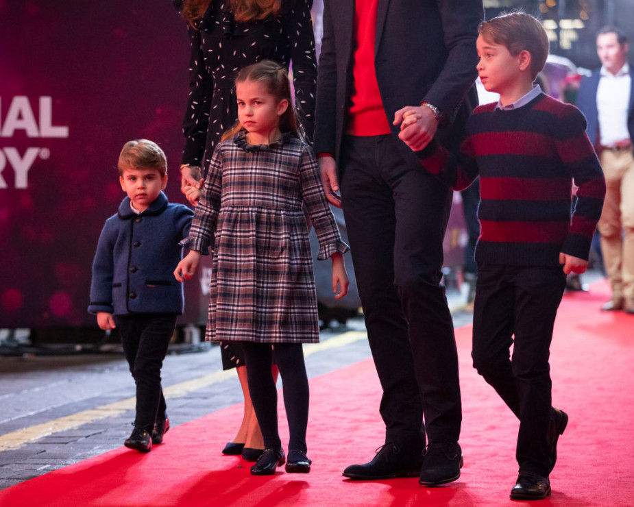Książę Louis, księżniczka Charlotte i książę Goerge w Palladium Theatre, 2020 rok.