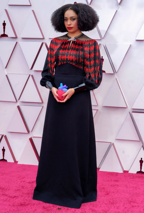 Oscary 2021: Celeste Waite w stylizacji Gucci