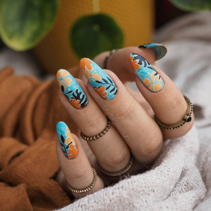Botaniczny manicure - trendy
