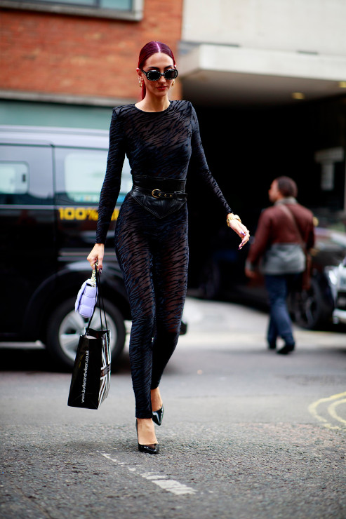 Tydzień mody w Londynie: stylizacje gości, blogerek, stylistek