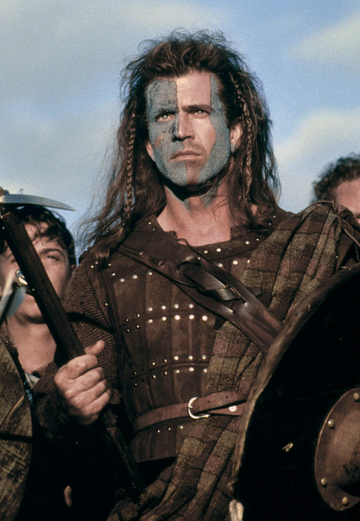 Mel Gibson w Braveheart