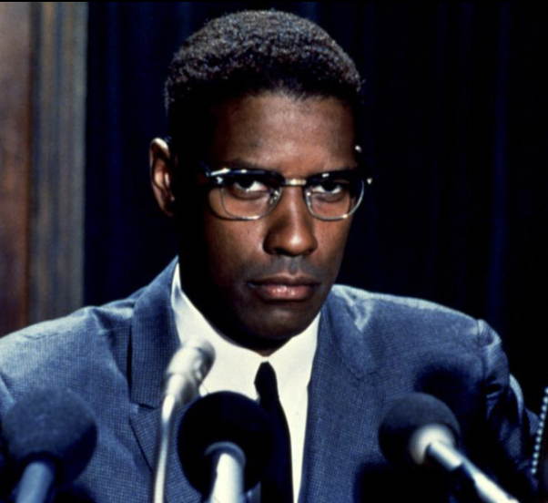 Denzel Washington jako Malcolm X